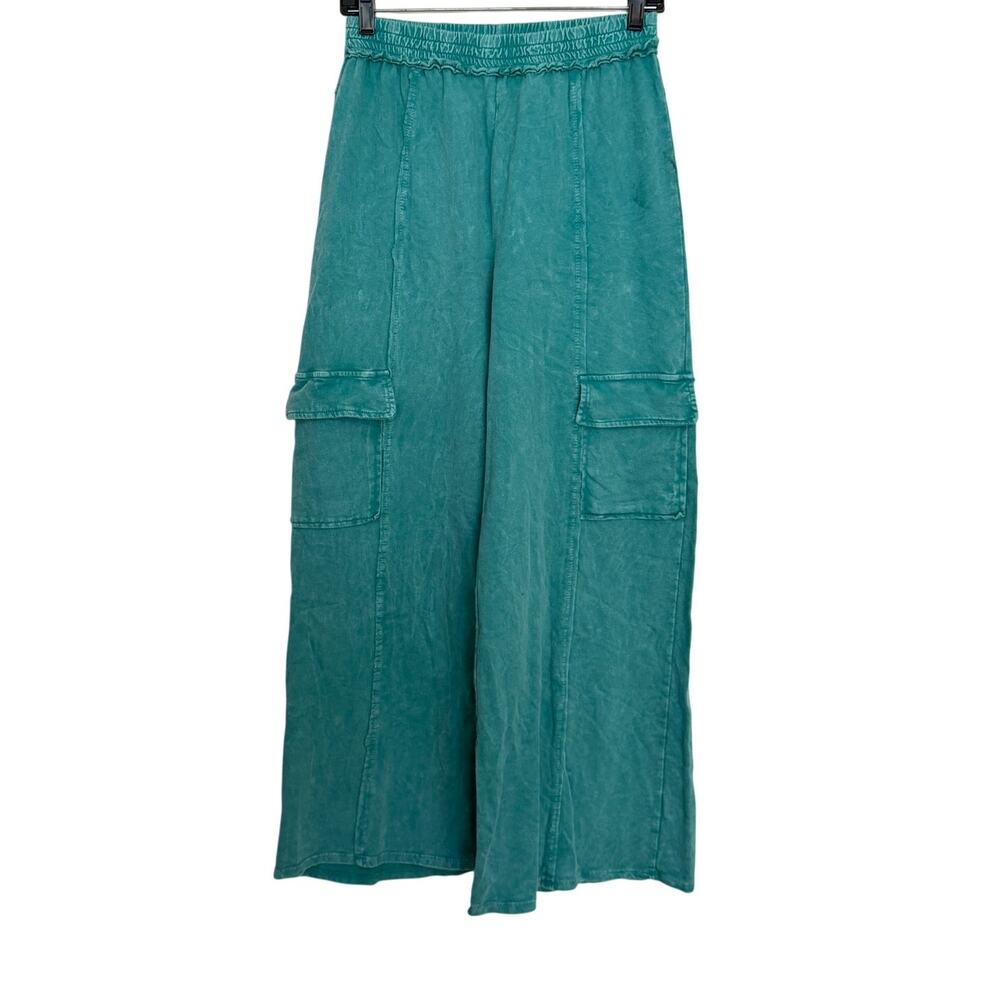 J. Her Wide Leg Fishnet Pocket Pants